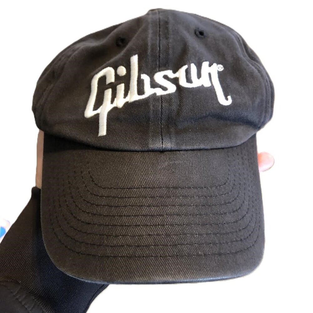 Gibson Guitar Music Baseball Cap Black One Size - Picture 2 of 4